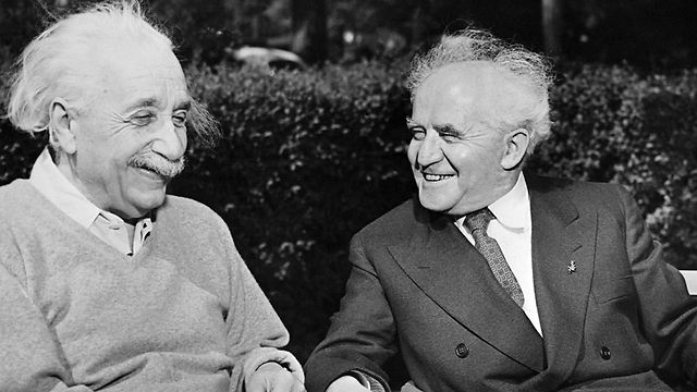 Edison ve İsrail'in ilk Başbakanı David Ben-Gurion.